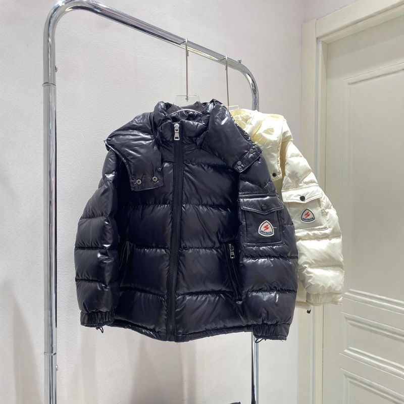 Ropa para niños, chaqueta de plumón de pato blanca para niños y niñas, estilo corto para niños, abrigo cálido de otoño e invierno de moda para niños medianos y grandes_voghion.com