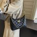 Quilted Small Style Chain Tote For Women 2025 New Commuter Versatile Underarm Single Shoulder Crossbody Bag_voghion.com