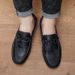 Summer Neie Stil Mokassinen Liederschuhe Männer Verschleißbeständeg a komfortabel Rutsch-Op Lazy Schuhe Modesch a villfälteg Männer Loafers_voghion.com