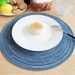 Modern Minimalist Round Coasters Set – Heat-Resistant PP Table Mats For Plates & Cups, Multi-Color & Multi-Size Dining Decor_voghion.com