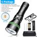 Diving Flashlight P70.2 Strong Light Long Range Sea Diving Emergency Underwater Lighting LED Flashlight_voghion.com