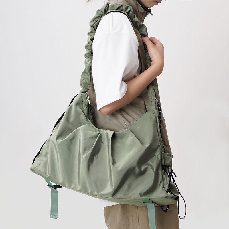 Bolsa de gimnasio para mujer, impermeable y seca, para yoga, de hombro, impermeable, de gran capacidad, para exteriores, primavera y verano 2025, nueva moda, versátil, informal, para uso diario._voghion.com