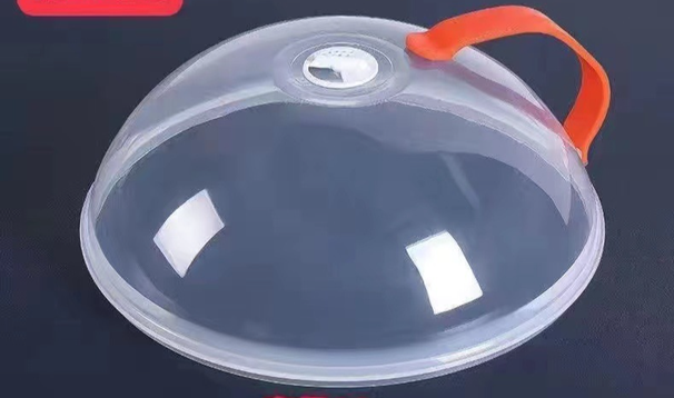 Forno de micro-ondas transparente resistente a altas temperaturas plástico alimentos capa extra grande multifuncional anti-moscas_voghion.com