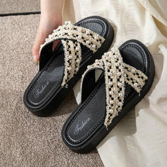 Women S Summer Slippers Korean Version Anti Odor Non Slip Platform Sandals For Outer Wear Popular Versatile Casual Shoes_voghion.com