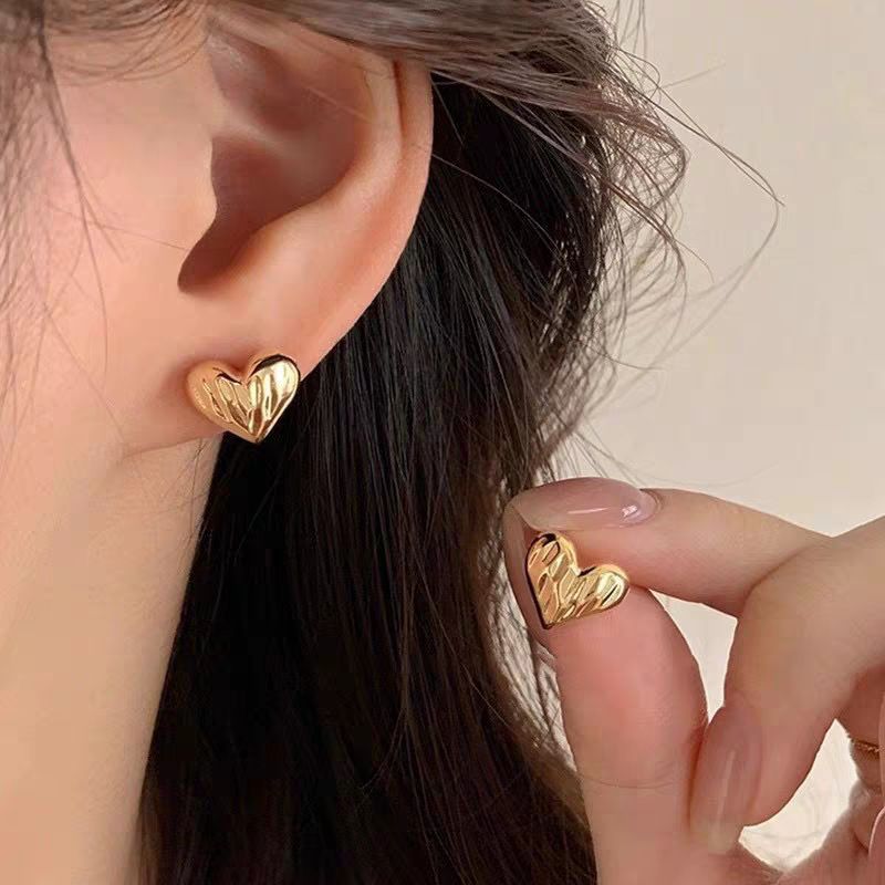 Boucles d'oreilles géométriques exagérées en argent pour femmes, légères, luxueuses, élégantes et haut de gamme en métal_voghion.com