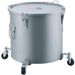 VEVOR Fryer Grease Bucket, 16 Gal Oil Disposal Caddy With Caster Base, Carbon Steel Rust-Proof Coating, Oil Transport Container With Lid, Lock Clips, Filter Bag For Hot Cooking Oil Filtering, Gray_voghion.com