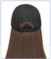 hot selling Fashion Hair Extensions Medium Long Ladies Straight Wigs Hat Patchwork Head Cover Synthetic Women Baseball Peaked Wig_voghion.com