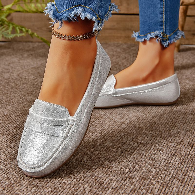 Scarpe piatte da donna con suola morbida antiscivolo, piccole scarpe bianche, comode, di grandi dimensioni, casual, singole_voghion.com