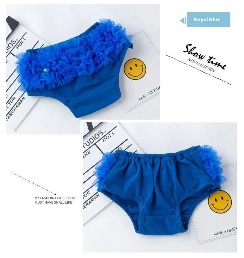 Vasaras meitenes mazuļa PP 0-2 gadus vecs mīksts un jauks divpusējs sieta zīdaiņu kokvilnas šorti bērnu bikses_voghion.com