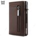 Men's Wallet Automatic Pop Up Credit Card Box Ultra Thin RFID Anti Theft Card Holder Zipper Metal Card Holder_voghion.com