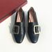 Dongguan Produced High-End Genuine Leather Women's Singles Round Toe Square Buckle Lefu S, Business Dress And Work_voghion.com