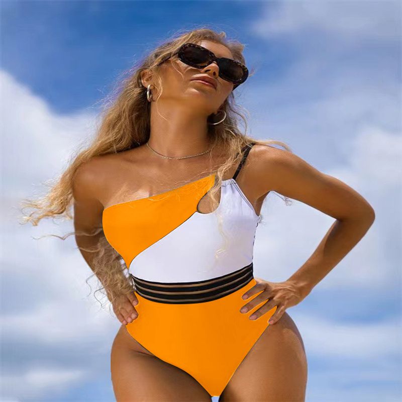 Moteriški drabužiai Bikini Vienetinis maudymosi kostiumėlis sujungiamas bikinis_voghion.com