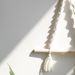Bohemien creativo bastone di legno cotone nappa intrecciata a mano ciondolo semplice casa soggiorno decorazione della parete all'ingrosso_voghion.com