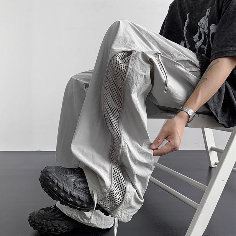 American Style Outdoor Functional Cargo Men Summer Thin Paratrooper Caual High Street Trendy Brand Breathable Work_voghion.com
