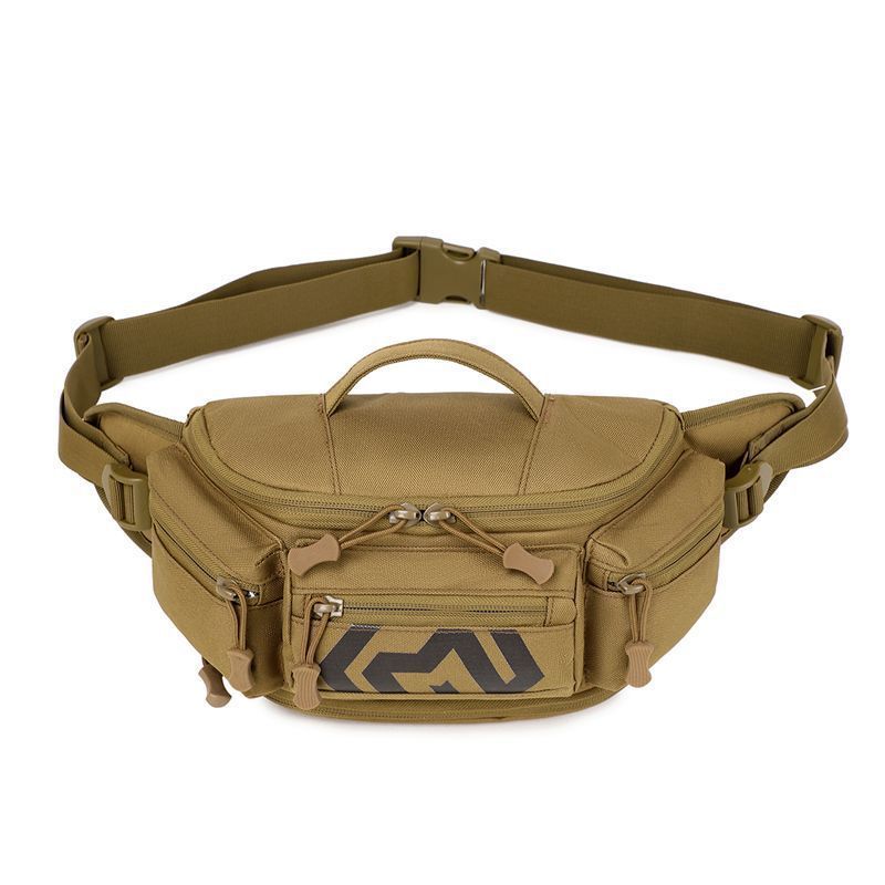 Taktische Brusttasche für Herren – wasserdichte und atmungsaktive Schultertasche aus Nylon für Outdoor-Sportarten (Schwarz/Orange/Coyote-Braun/CP-Camo)_voghion.com