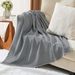 Soft Knitted Blanket Sofa Office Spring And Summer Nap Air Conditioning Blanket Warm Cover Blanket Gift Advertising Blanket_voghion.com