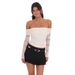 Elegantes Off-Shoulder-Spitzentop – One-Shoulder-Rückenfreie Bluse für Damen | Sommer & Frühling Essential_voghion.com