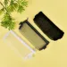 Clear Exam Pencil Case S/L Transparent Simple Mesh Zipper Stationery Bag School_voghion.com
