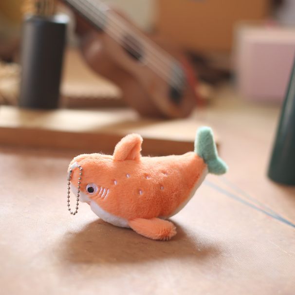 Shark Fruit Adorable Plush Keychain Cute And Soft Animal Doll For And Keys Bags_voghion.com