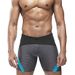 Maillot de bain mi-long UXH pour homme, coupe quatre-quarts, doublure intérieure triangulaire, maille nylon, résistant à l'eau, color-block professionnel_voghion.com