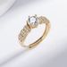 Niche Fashion Full Diamond Inlaid Heart Elegant Trendy Versatile Index Finger Ring Accessory_voghion.com