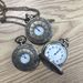 Fob Watches Pocket Watch Pocket Watch Stylish Retro Shell Dial Double Layer Scale Quartz Pocket Watch_voghion.com