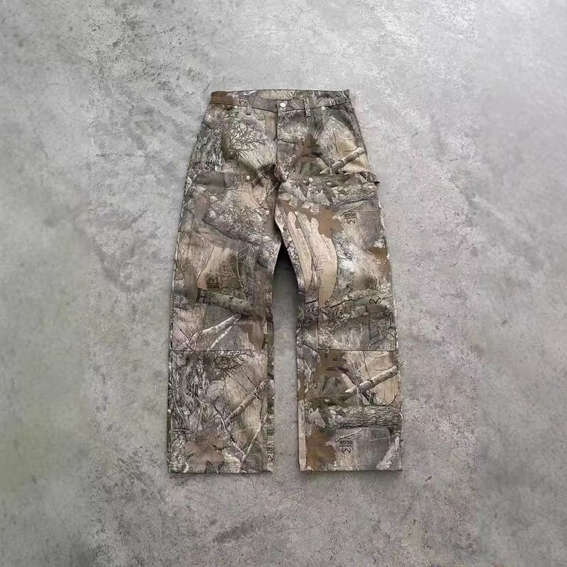 Design Sense Camouflage Spring And Autumn Fashion Jacket New American Style Trendy Brand Personality Streetwear Set_voghion.com