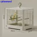 Portable Bird Container Bird Travel Carrier Bird Cage With Handle Large Space Breathable Foldable_voghion.com