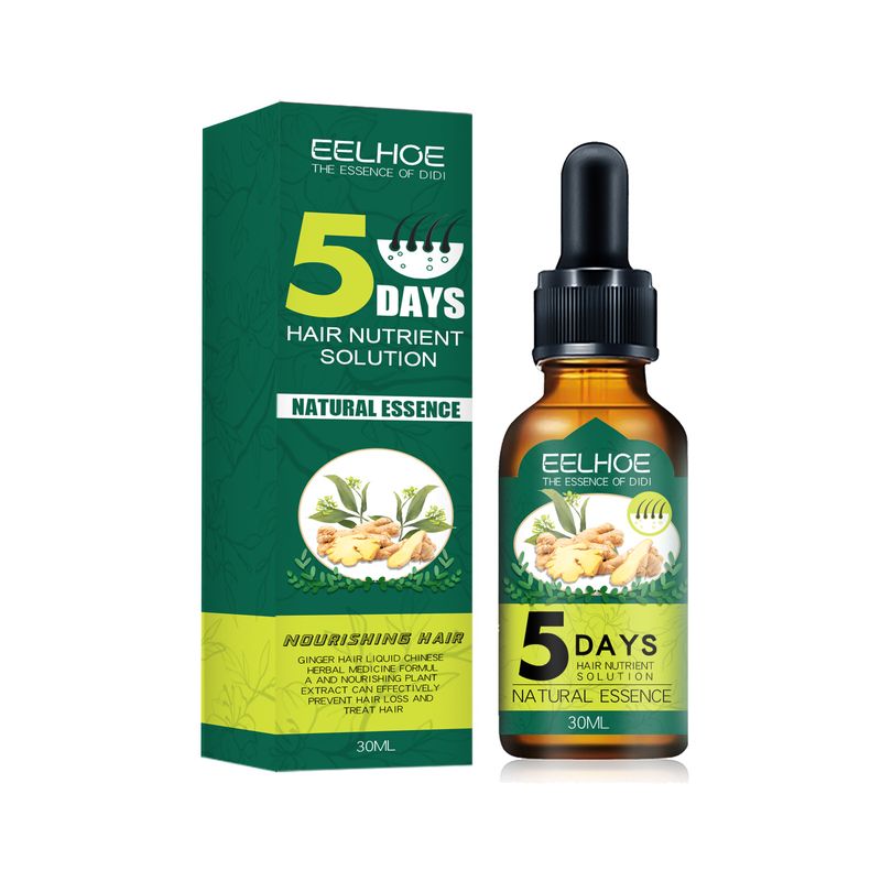 EELHOE Ginger Hair Care Essential Oil, Hair Growth Liquid Anti-loss Essential Oil Growth Liquid Hair Care Serum_voghion.com