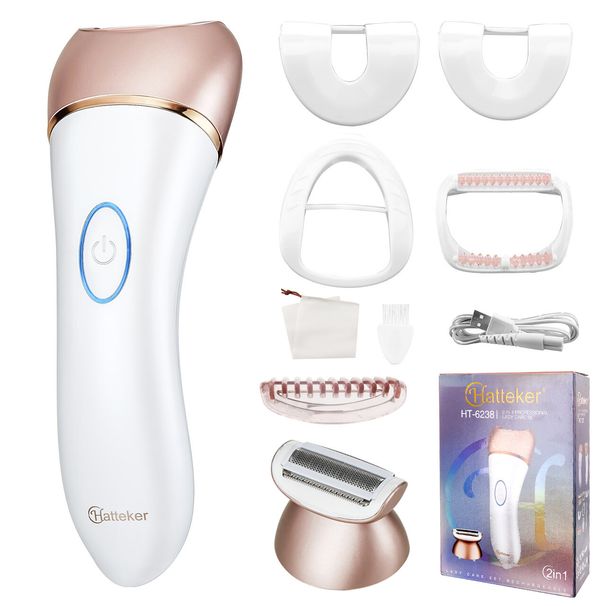Haarentfernung für Frauen 6 in 1 Entferner für Körper Bikini USB wasserdicht Set_voghion.com