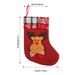 Kuscheliges Flanell-Weihnachtsstrümpfe-Set – Kleine festliche Socken mit Weihnachtsmann-, Schneemann- und Rentiermotiven für Weihnachtsdekoration und Süßigkeitengeschenke_voghion.com