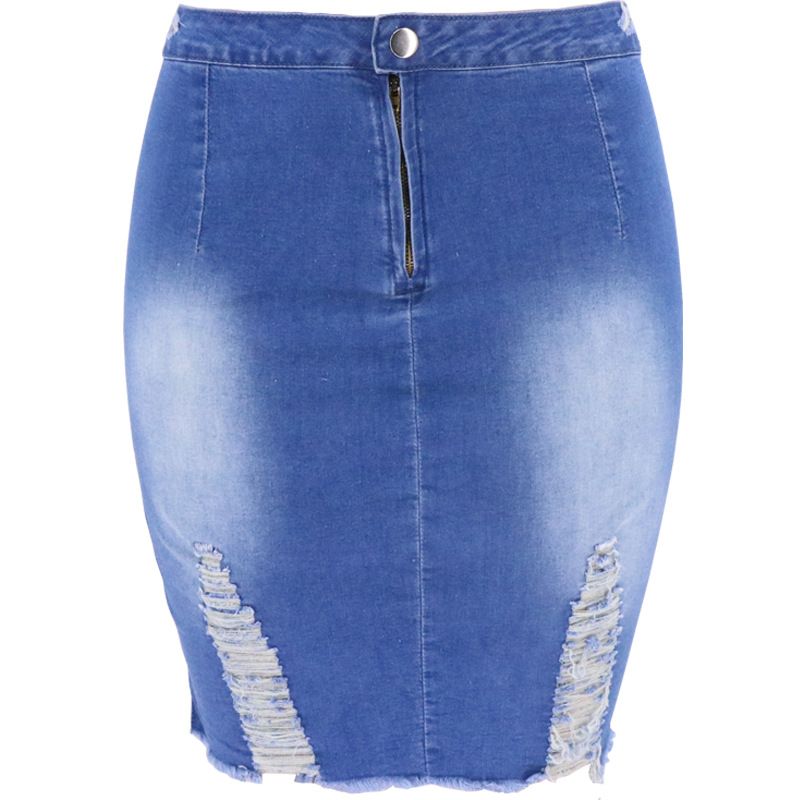 Women's Clothing Summer Internet Celebrity Hole Hip Skirt_voghion.com