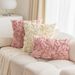Taie d'oreiller décorative de luxe, style INS, faite main, couleur unie, motif pétales duplex, coussin de canapé, oreiller de lit ou d'appui-tête_voghion.com