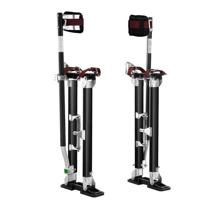 VEVOR Drywall Stilts Aluminum Tool Stilts 24''-40'' Adjustable Painting Black_voghion.com