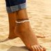 Summer Accessories Bohemian Style Shell Versatile Double Layer Wax Cord Beach Anklet For Men And Women_voghion.com