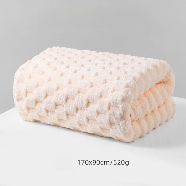 Bath Three-Piece Set Thickened Quick-Dry Towel Hair Drying Cap Absorbent Non-Shedding High-End New Model For Women_voghion.com