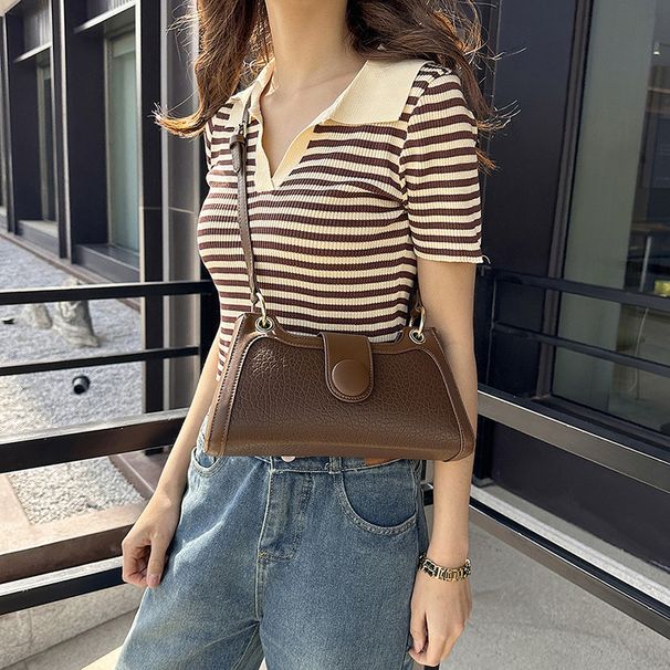 Bolso pequeño de gama alta para mujer, bandolera baguette que combina con todo, diseño de nicho de verano, un hombro, para axila, novedad de 2023_voghion.com