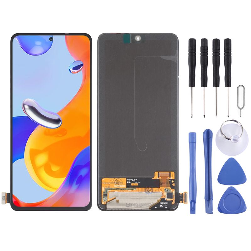 Super AMOLED Material Original LCD Bildschierm an Digitizer Komplett Montage fir Xiaomi Redmi Note 11 Pro 4G / Redmi Note 11 Pro 5G / Redmi Note 11 Pro+ 5G (Indien) / Redmi Note 11E Pro 5G / Redmi Note 11 Pro+ 5G_voghion.com