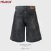 Herrenbekleidung Washed Old Jeans High Street Texture Design Multi Size Shorts_voghion.com