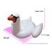 Inflatable Swan Ride-On Pool Float - Giant White Goose Lounge Chair For Adults (150cm Heavy-Duty PVC Comfortable Seat Summer Party Essential)_voghion.com