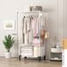 Portable Wardrobe Closet With Dust Cover – Freestanding Closet Organizer With Shelves, Easy Assembly, Modern Design For Home & Dorm_voghion.com