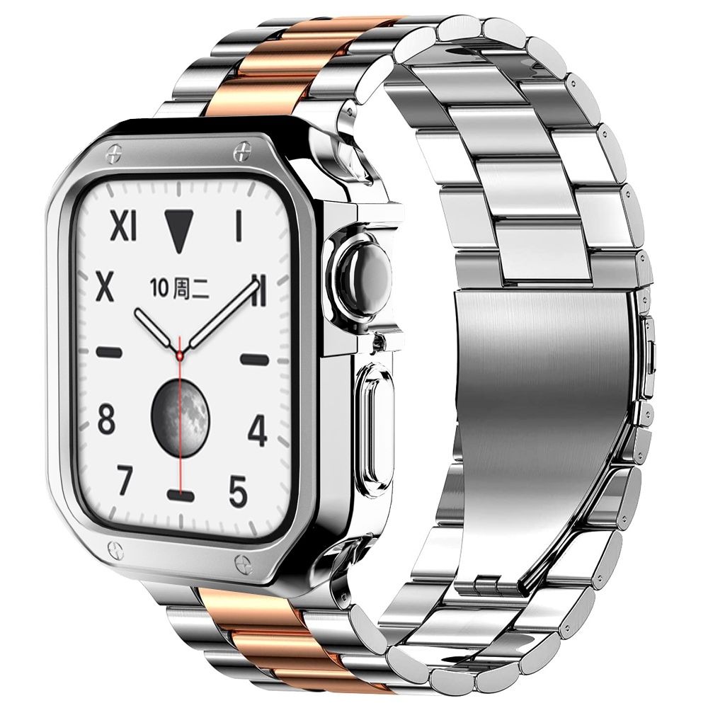 Metalinis dirželis laikrodžiui Ultra Band 49mm 45mm 44mm 41mm 40/38 Nerūdijančio plieno apyrankės serija 3 5 6 se 7 8_voghion.com