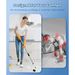 Electric Spin Scrubber,Cordless Cleaning Brush, Extendable Handle, 7 Replaceable Heads,White_voghion.com