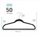 Magic Anti-Wrinkle Adult Plastic Flocked Multi-Functional Non-Slip Hangers_voghion.com