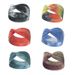 Moud Tie-Dye Sportband Yoga elastesche Band neie Stil geknüpft Kräiz breetbrëmmt Kappduch Kappschmuck_voghion.com