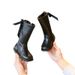 Botas de montar de algodón para niñas, de otoño e invierno, individuales, altas, largas, para bebés, hasta la pantorrilla_voghion.com