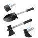 6-in-1 Multi Tool Survival Kit Shovel Knife Axe Saw Nail Puller W/ Pouch Outdoor Gear Camping_voghion.com