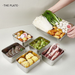 Stainless Steel Food Storage Container Small Square Kitchen Basin Luncheon Meat With Lid Freezing Divider Box Frozen_voghion.com