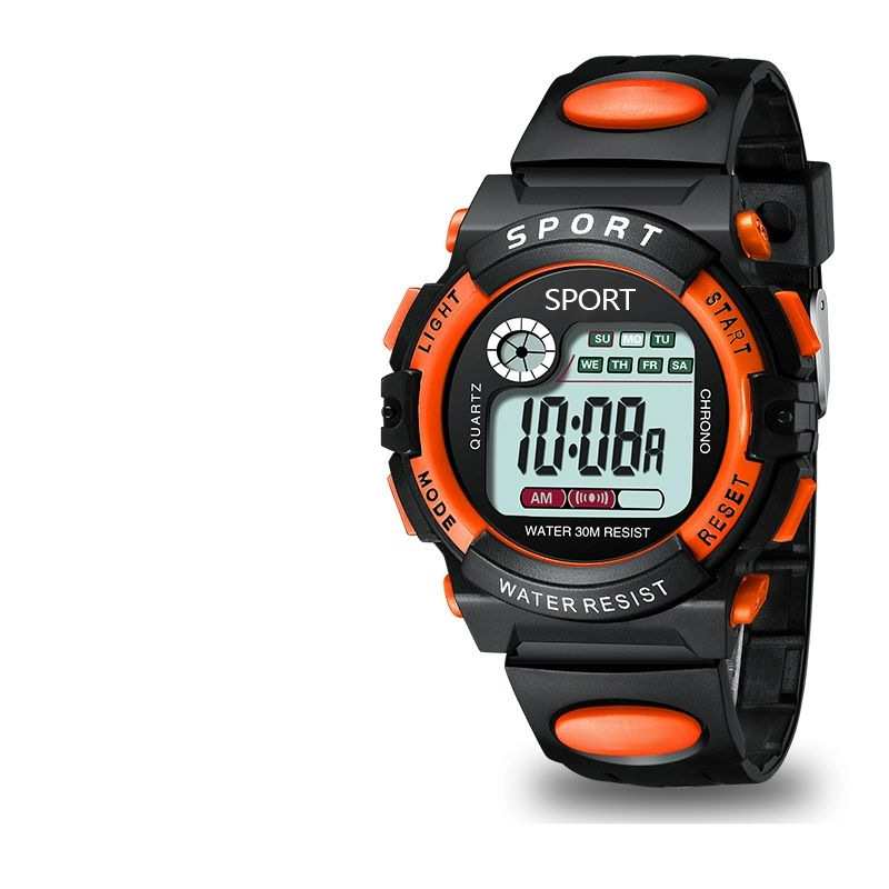 Girls' Waterproof Sports Watch – Luminous Mechanical Timepiece For Kids | Customizable_voghion.com