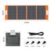 100W 18V Portable Solar Panel; Flashfish Foldable Solar Charger With 5V USB 18V DC Output Type-C Output Compatible With Portable Generator; Smart_voghion.com